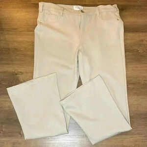 Celebrity Pink Women’s 16 Boot Cut High Waist Tan Beige Pants
